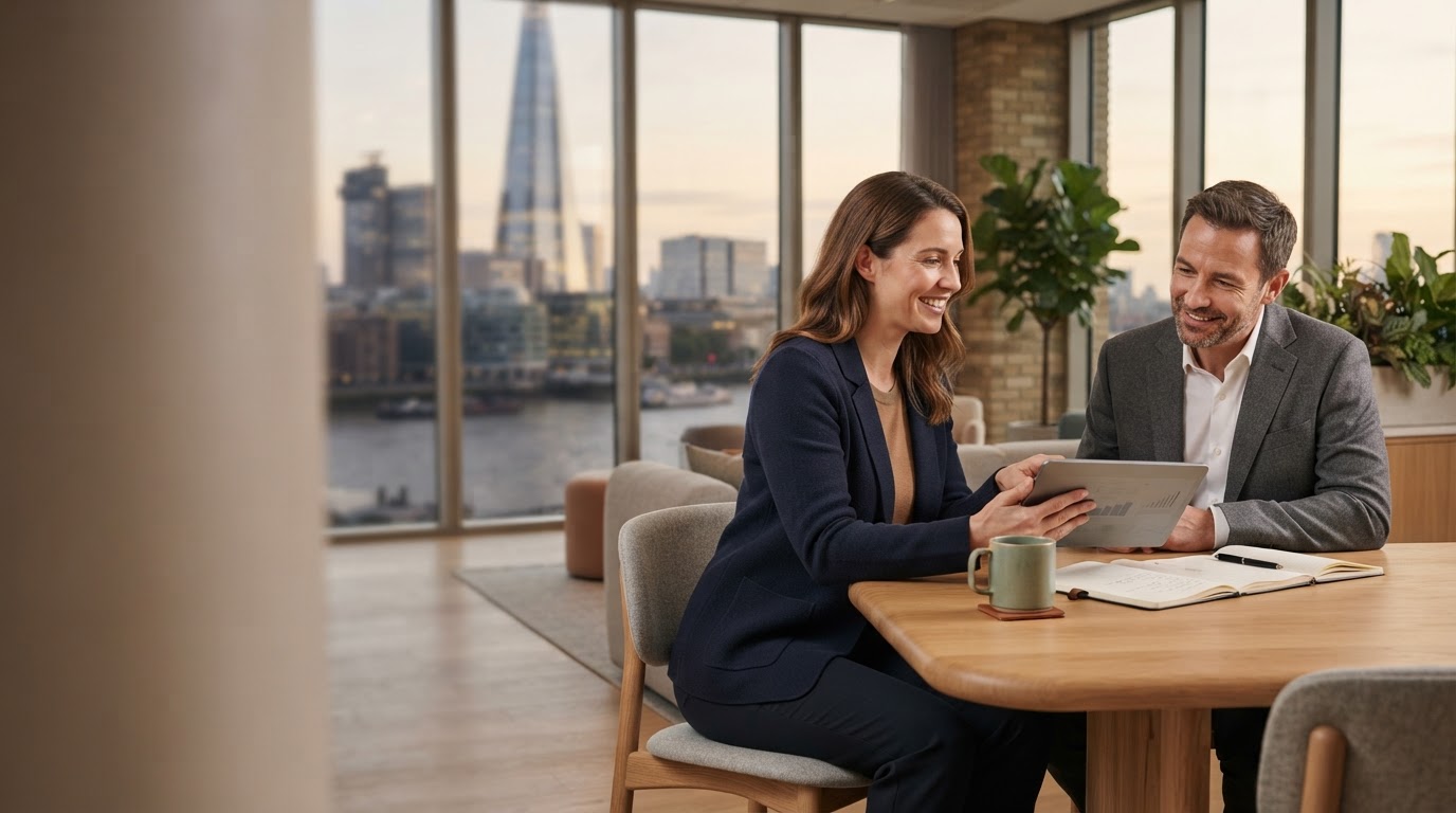 Tallyworth Ratings trading desk with real-time market data displayed across screens